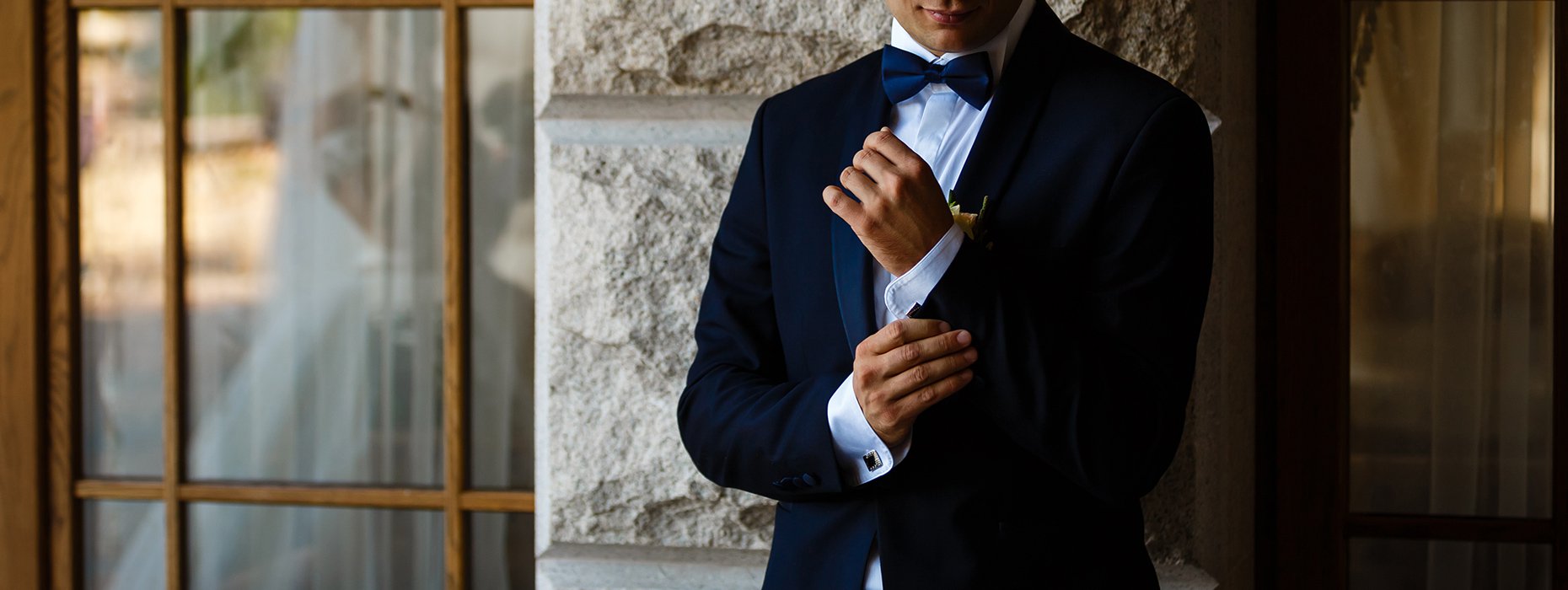 Garnitury ślubne <br> w Twoim stylu, na Twoją miarę