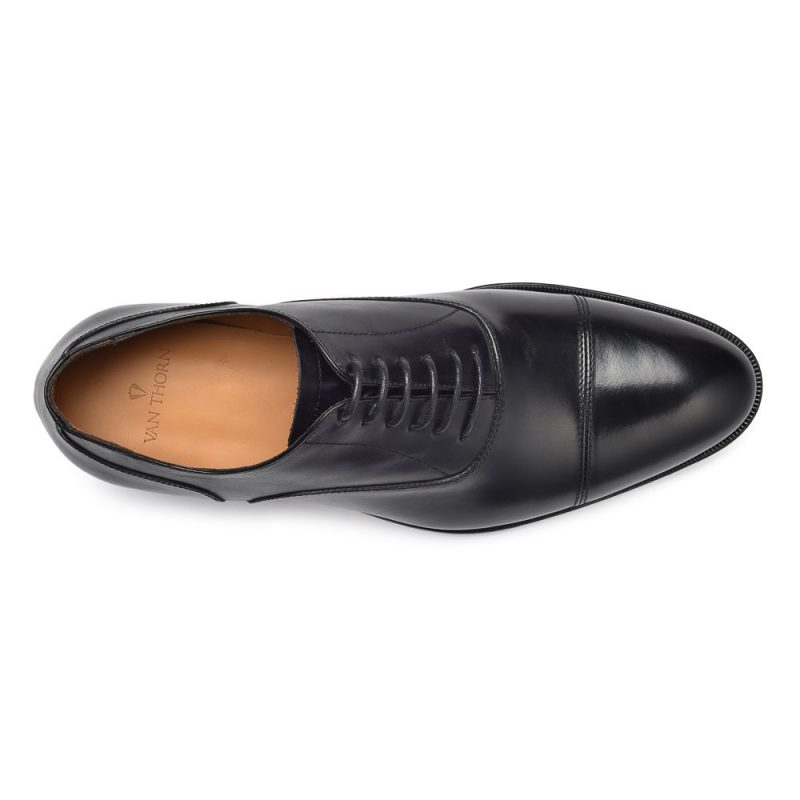 czarne buty męskie typu oksford van thorn