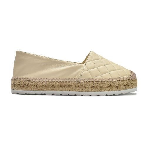 pikowane espadryle ivory Jimena Gil